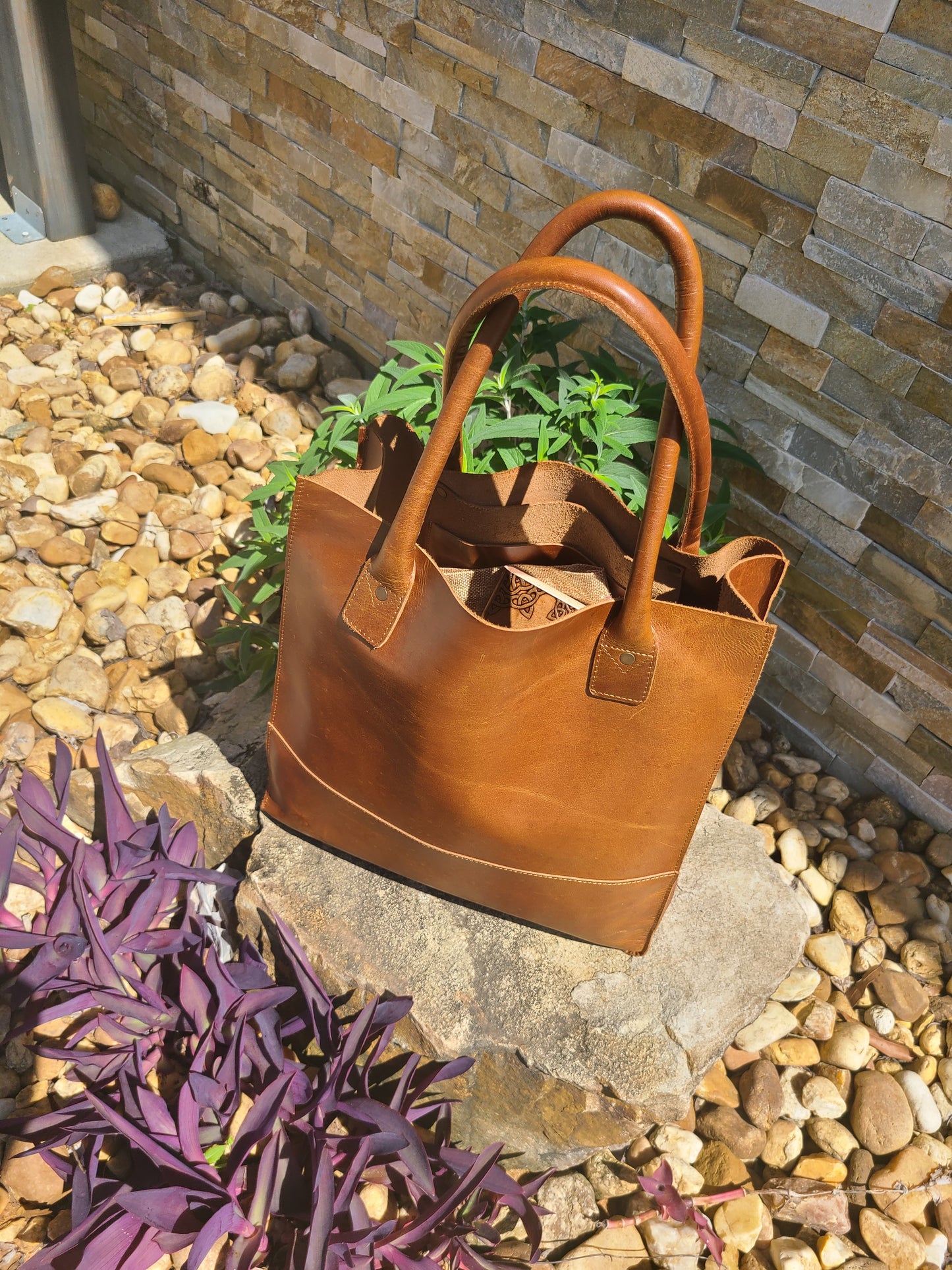 Women's Shopper Leather Tote Bag-Status Co. Leather Studio