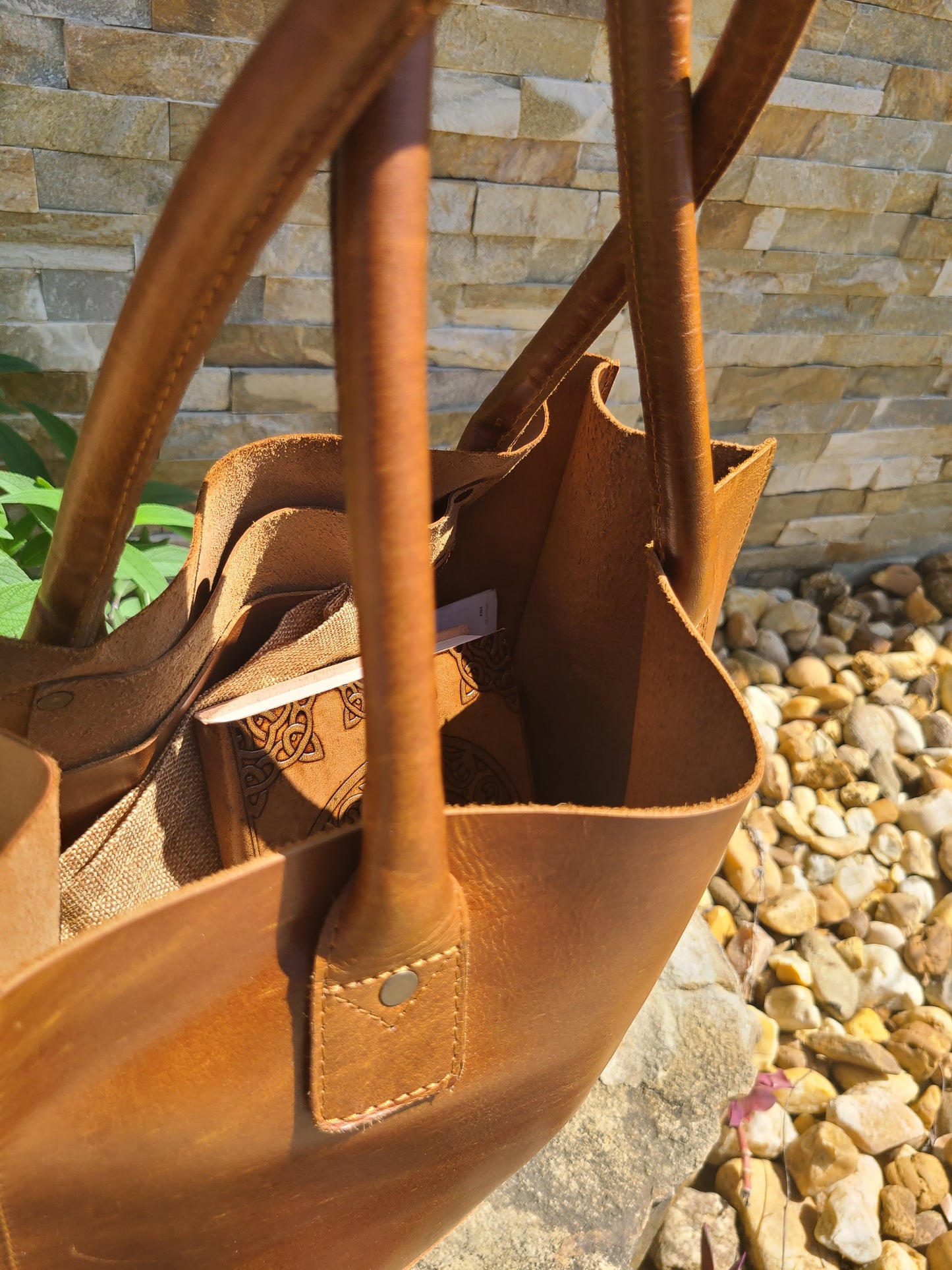 Women's Shopper Leather Tote Bag-Status Co. Leather Studio