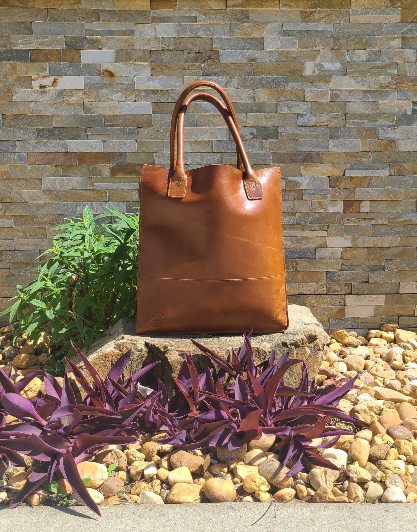 Women's Shopper Leather Tote Bag-Status Co. Leather Studio