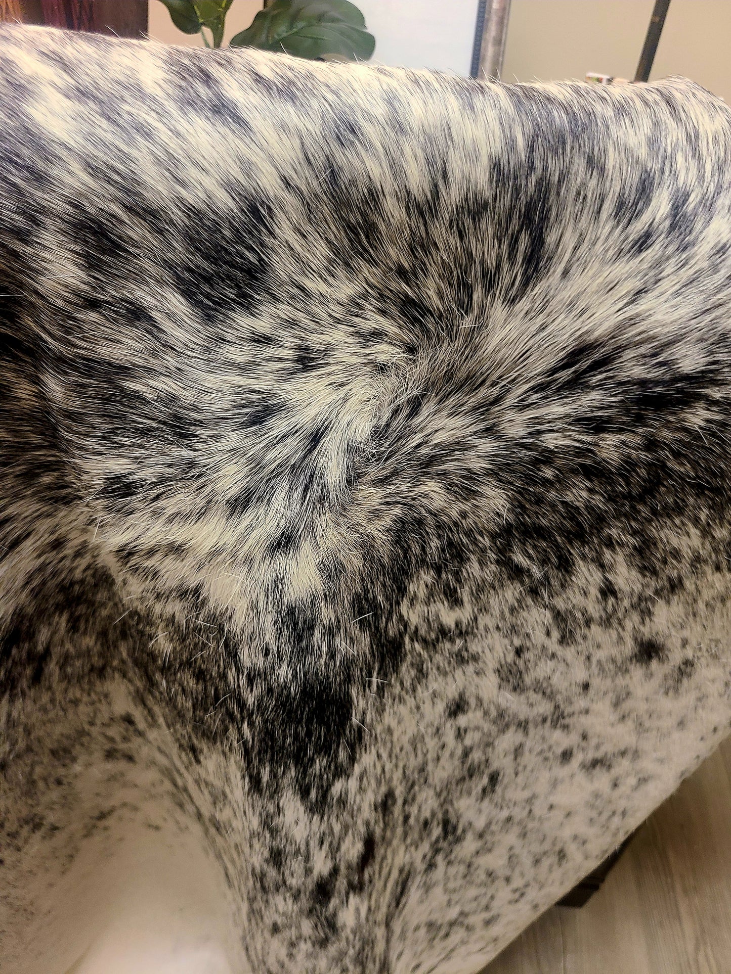 Colombian Cowhide Rug - Salt & Pepper Light - 8 ft x 6 ft-Status Co. Leather Studio