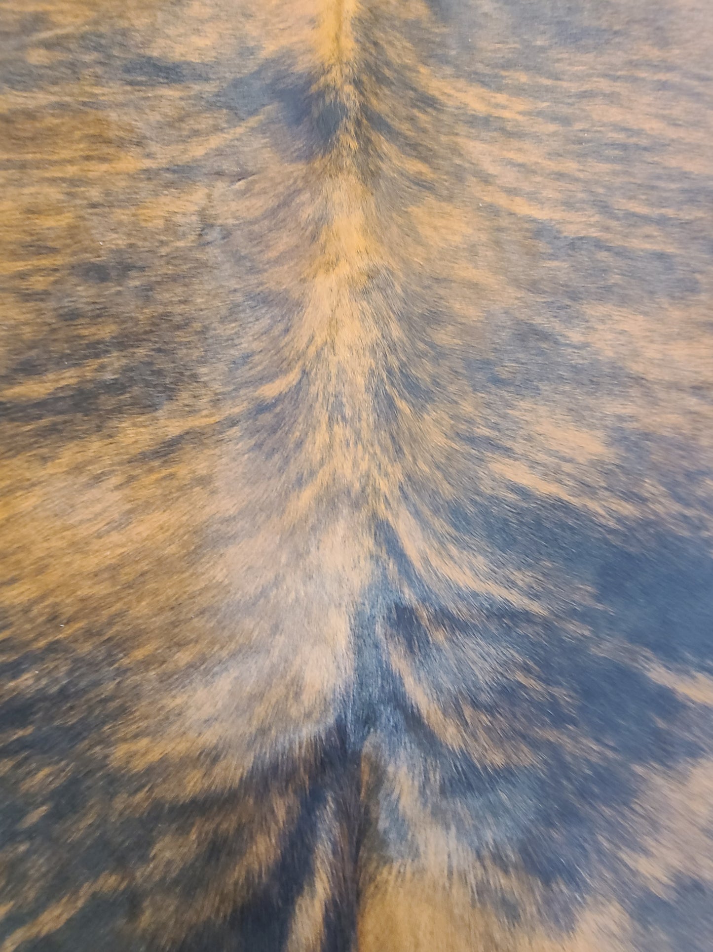 Brazilian Cowhide Rug - Dark White Belly Brindle - 8 ft x 6 ft-Status Co. Leather Studio