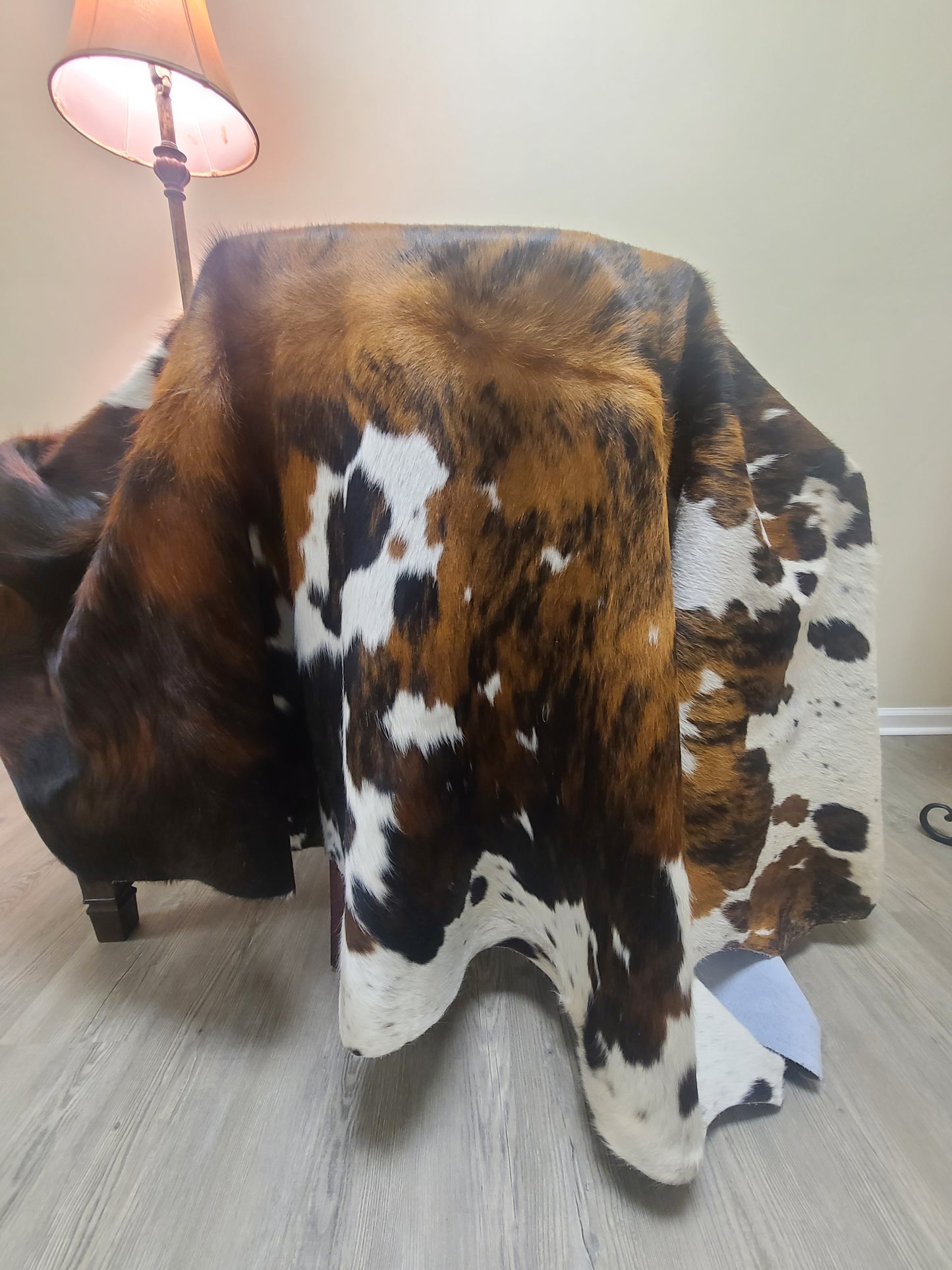 Brazilian Cowhide Rug - Tri-Color - 8 ft x 6 ft-Status Co. Leather Studio