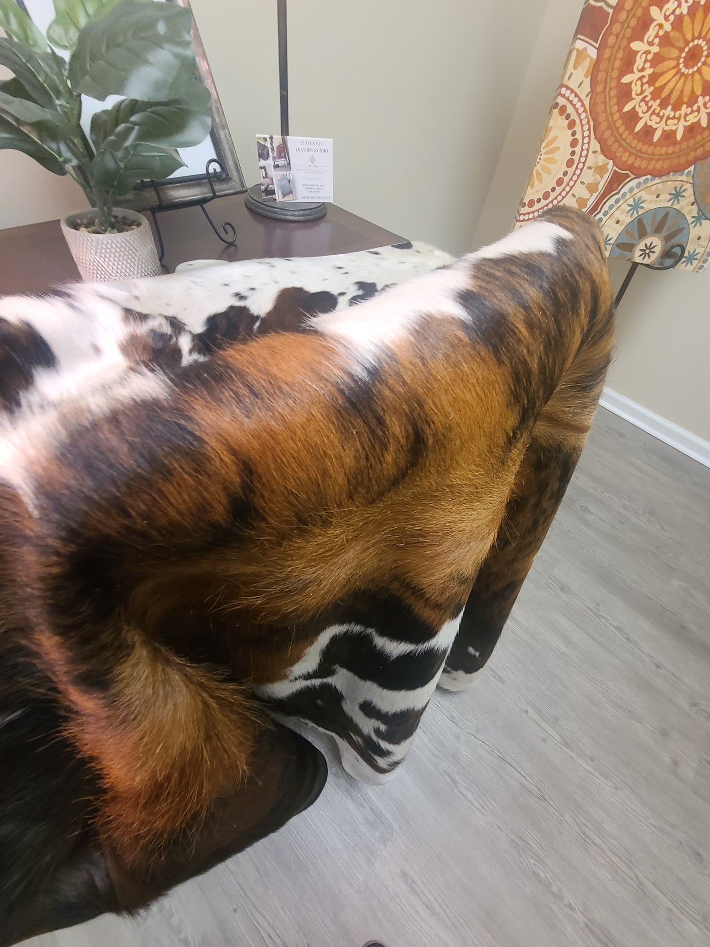 Brazilian Cowhide Rug - Tri-Color - 8 ft x 6 ft-Status Co. Leather Studio