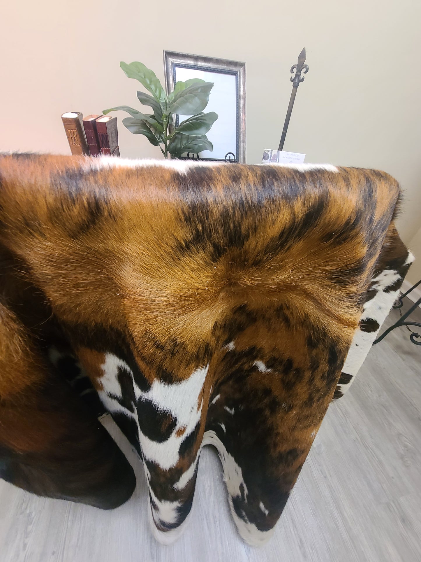 Brazilian Cowhide Rug - Tri-Color - 8 ft x 6 ft-Status Co. Leather Studio