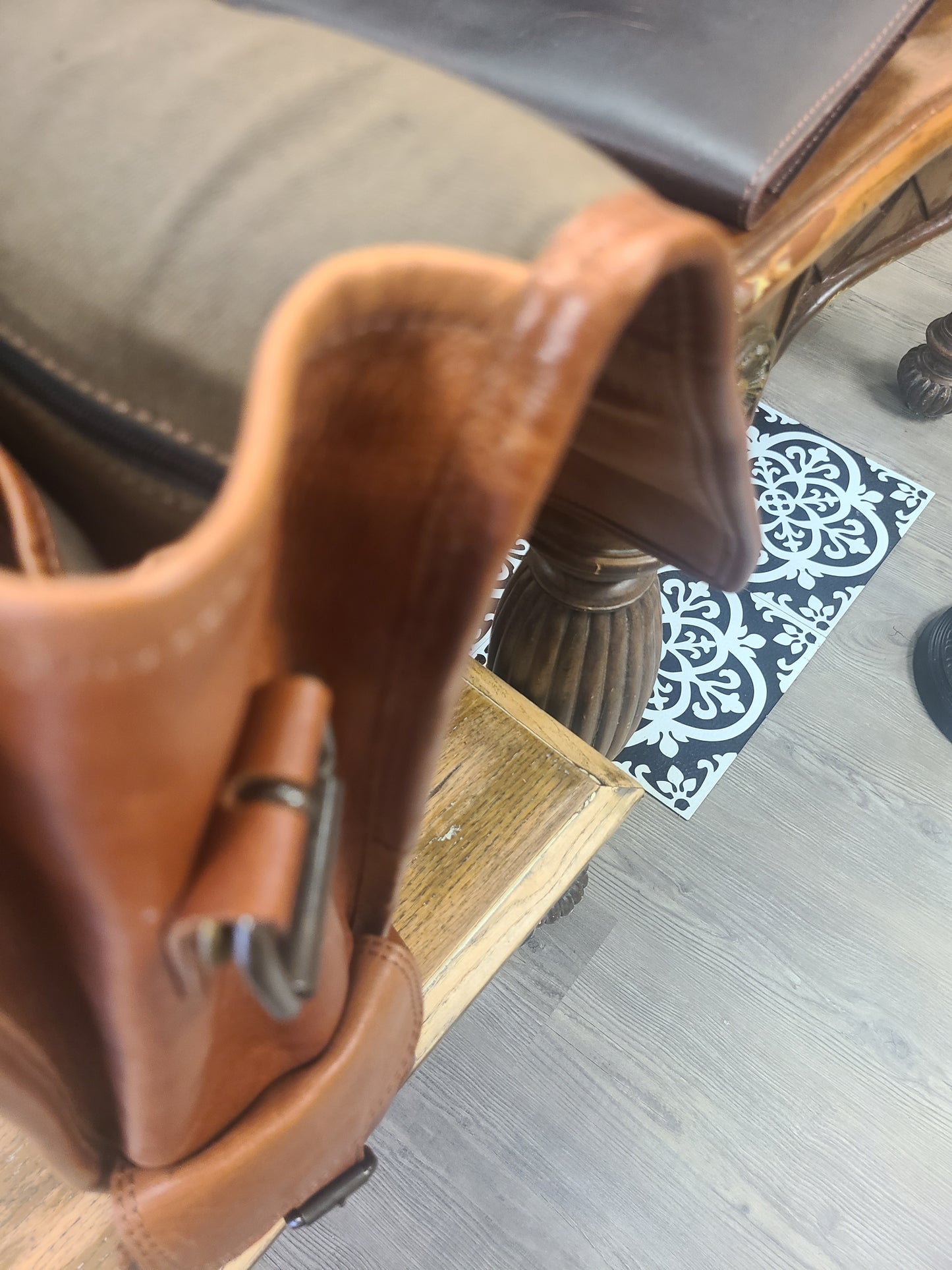 Leather Cowhide Travel Rucksack-Status Co. Leather Studio