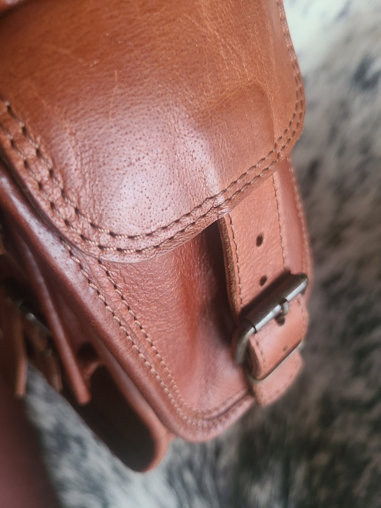 Leather Cowhide Travel Rucksack-Status Co. Leather Studio