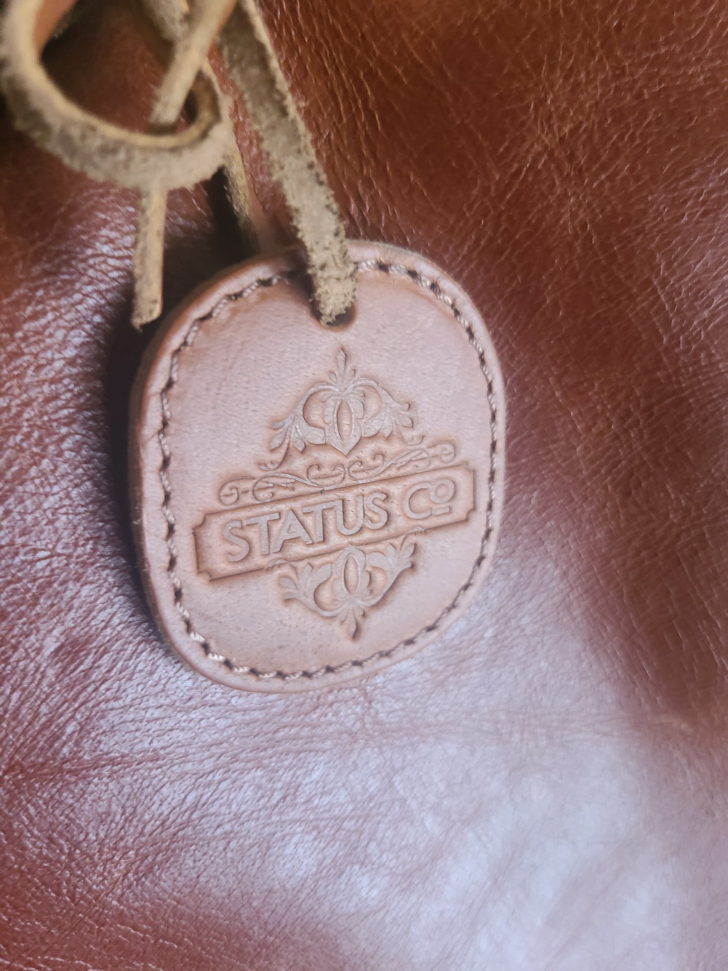 Leather Cowhide Travel Rucksack-Status Co. Leather Studio