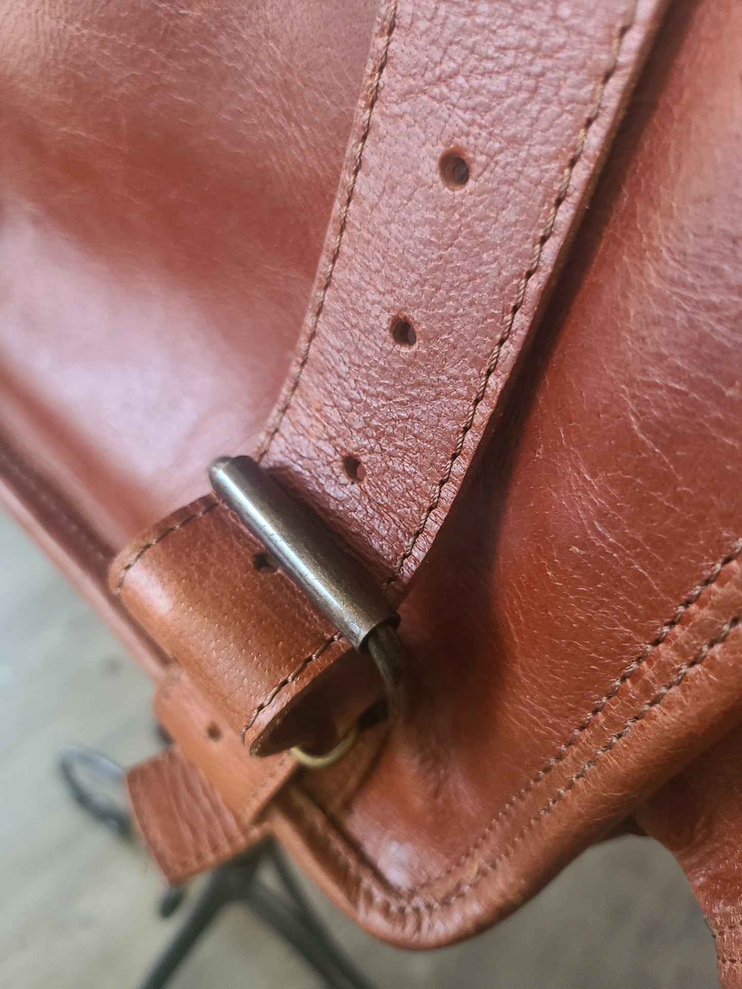 Leather Cowhide Travel Rucksack-Status Co. Leather Studio