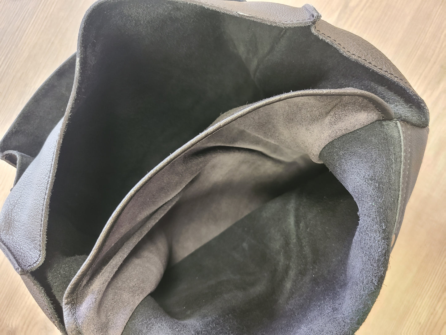 Black Leather Cowhide Travel Backpack-Status Co. Leather Studio