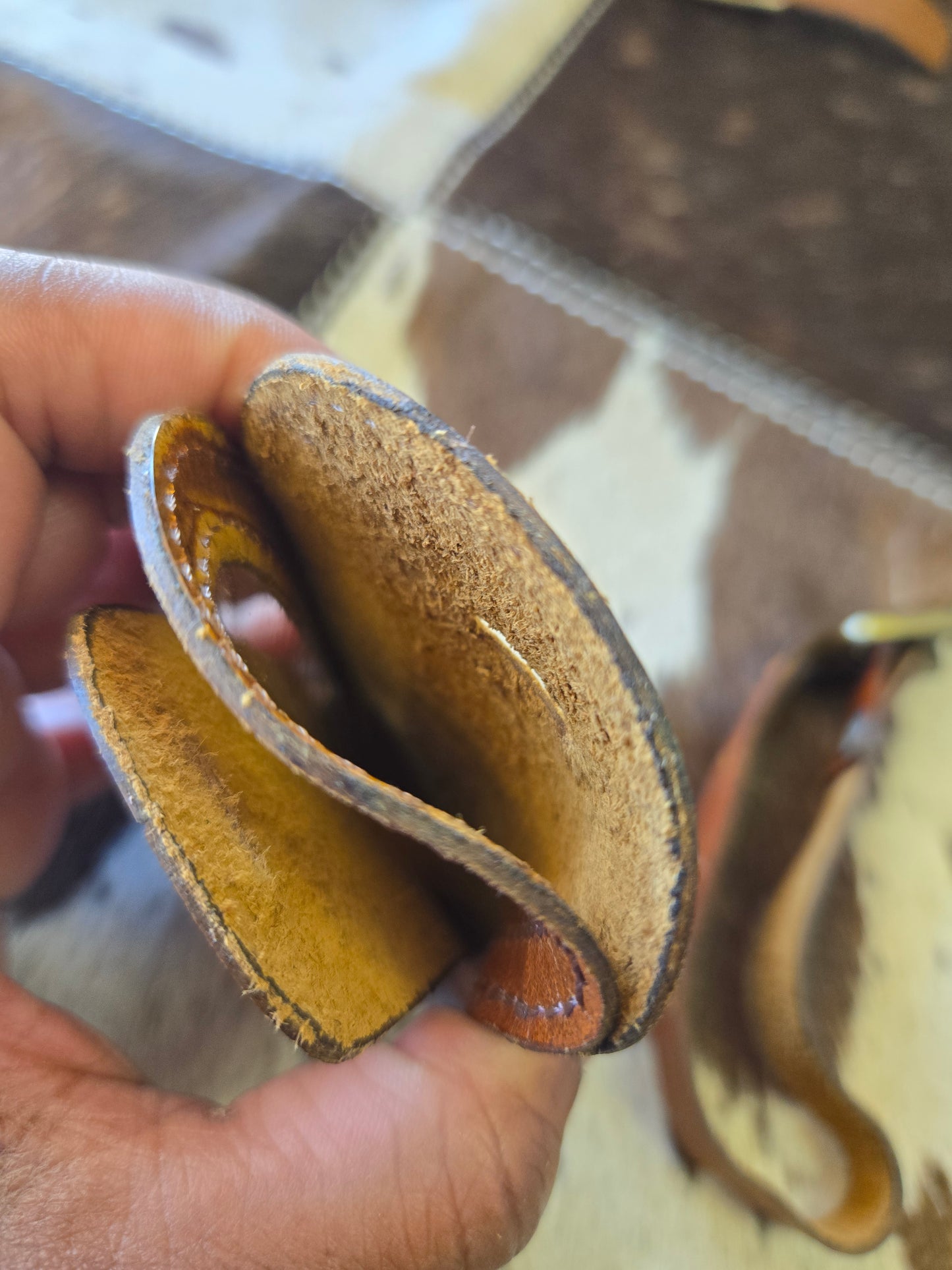 Handcrafted Leather Luggage Tag