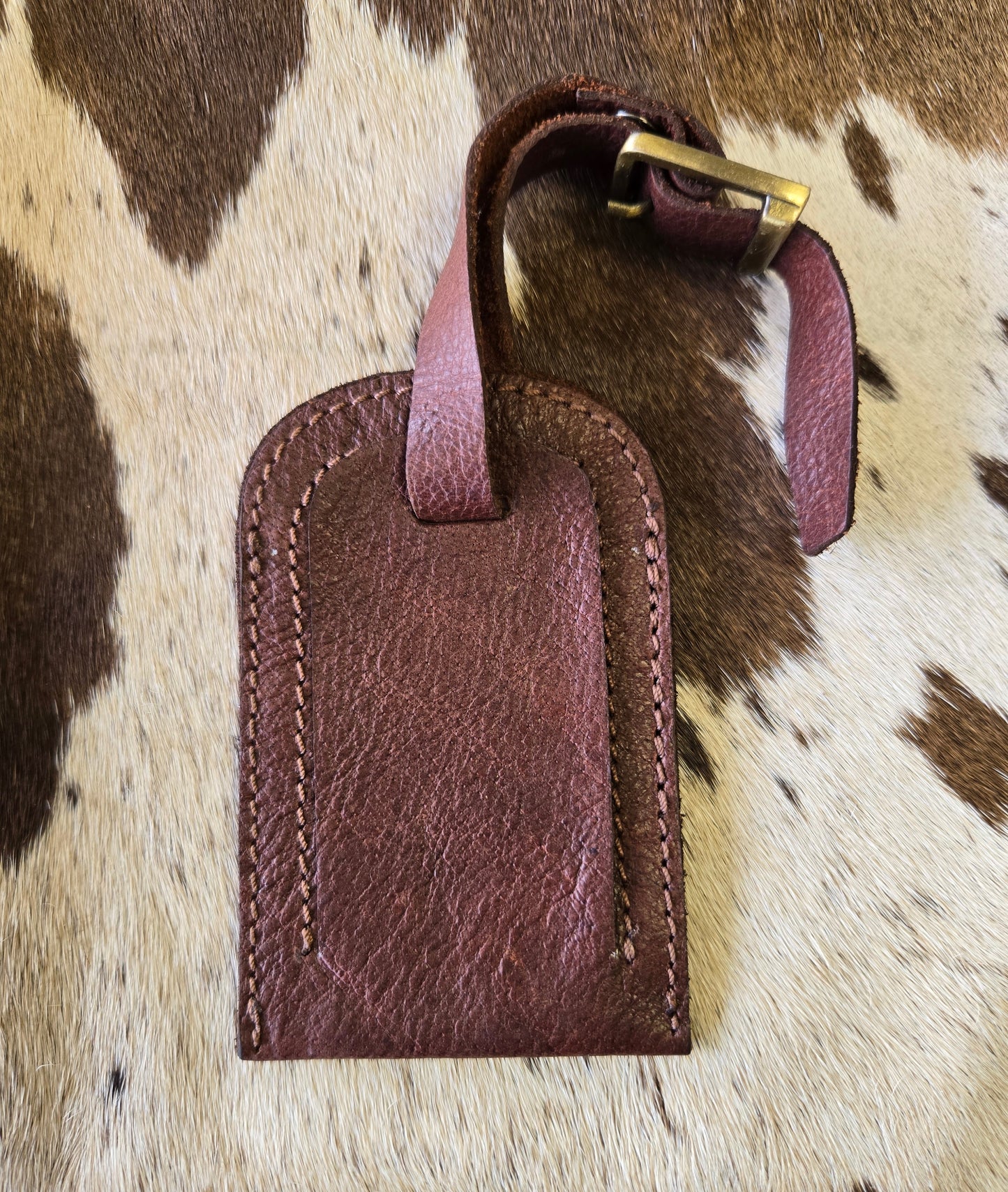 Handcrafted Leather Luggage Tag