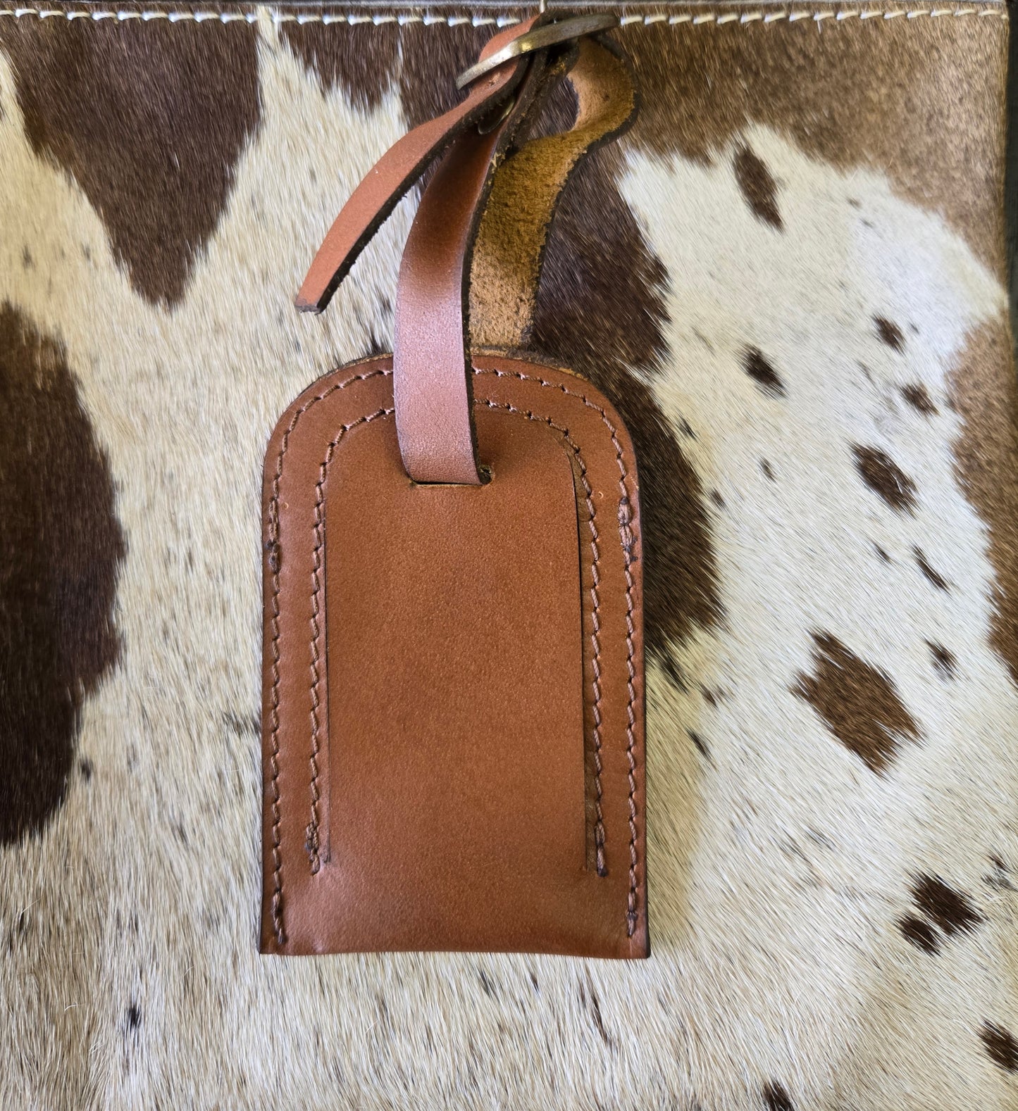 Handcrafted Leather Luggage Tag
