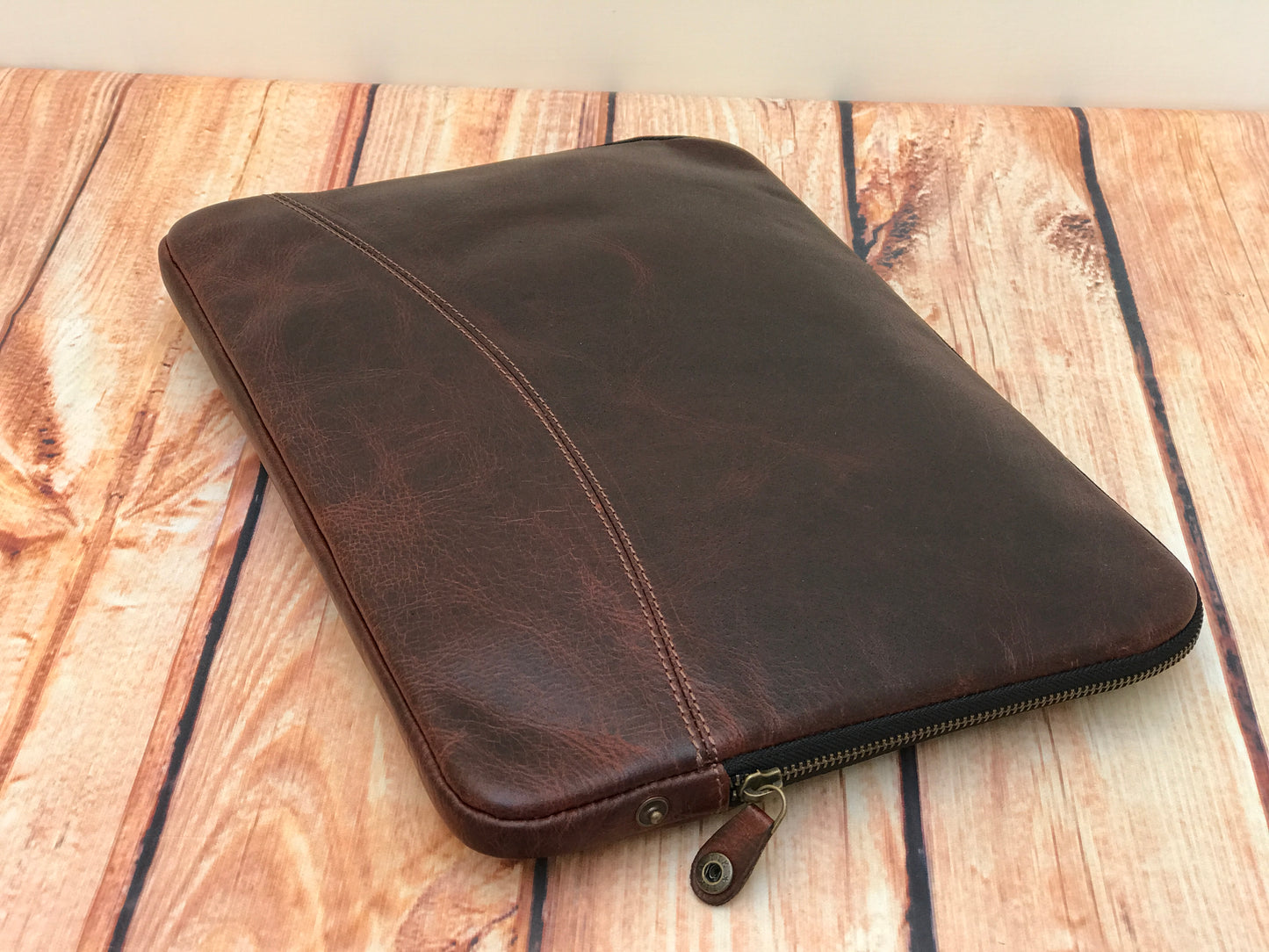 Executive Leather Laptop Sleeve-Status Co. Leather Studio