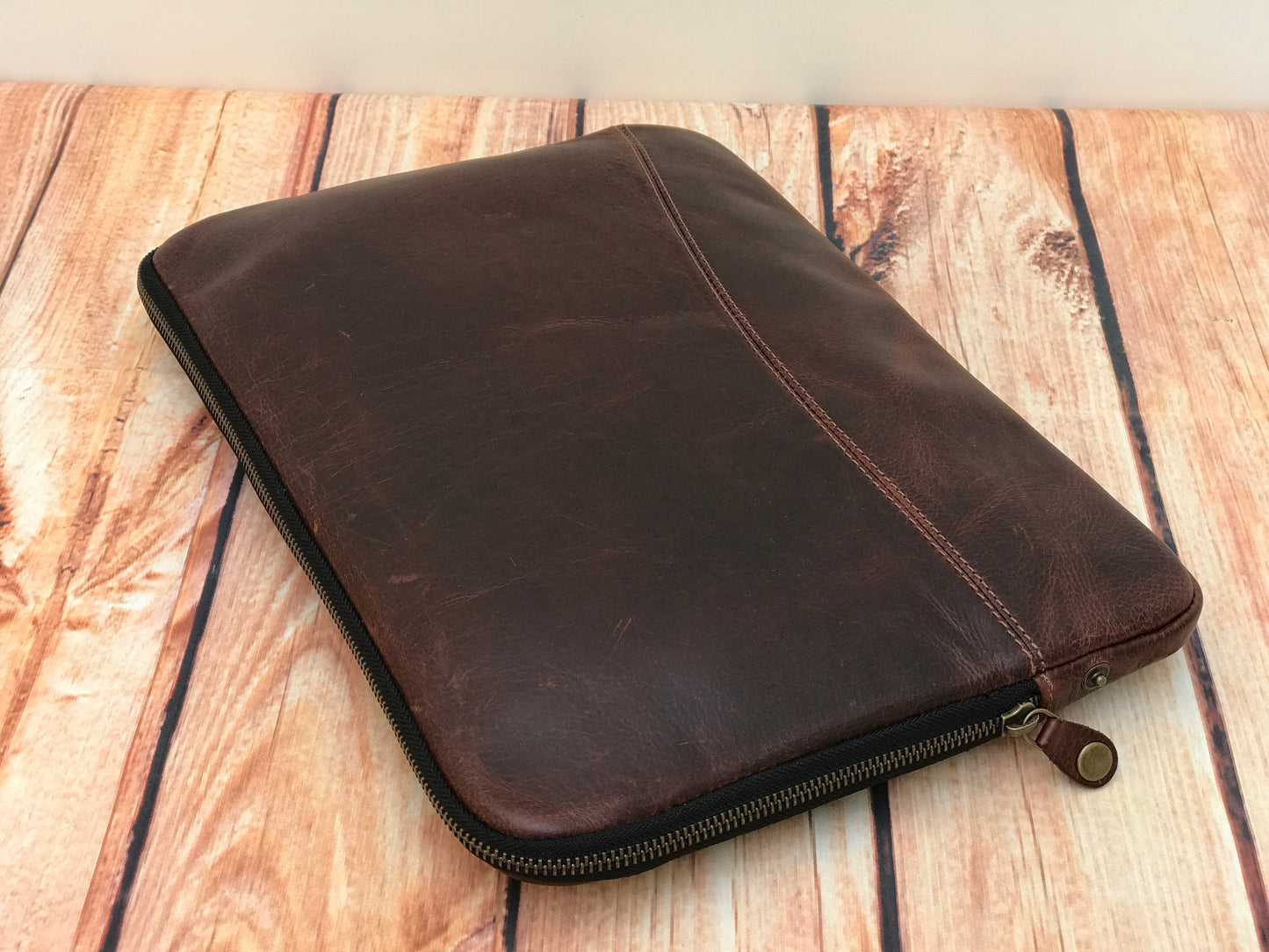 Executive Leather Laptop Sleeve-Status Co. Leather Studio