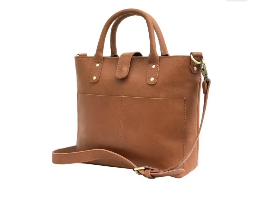 Women's Cowhide Leather Handbag-Status Co. Leather Studio