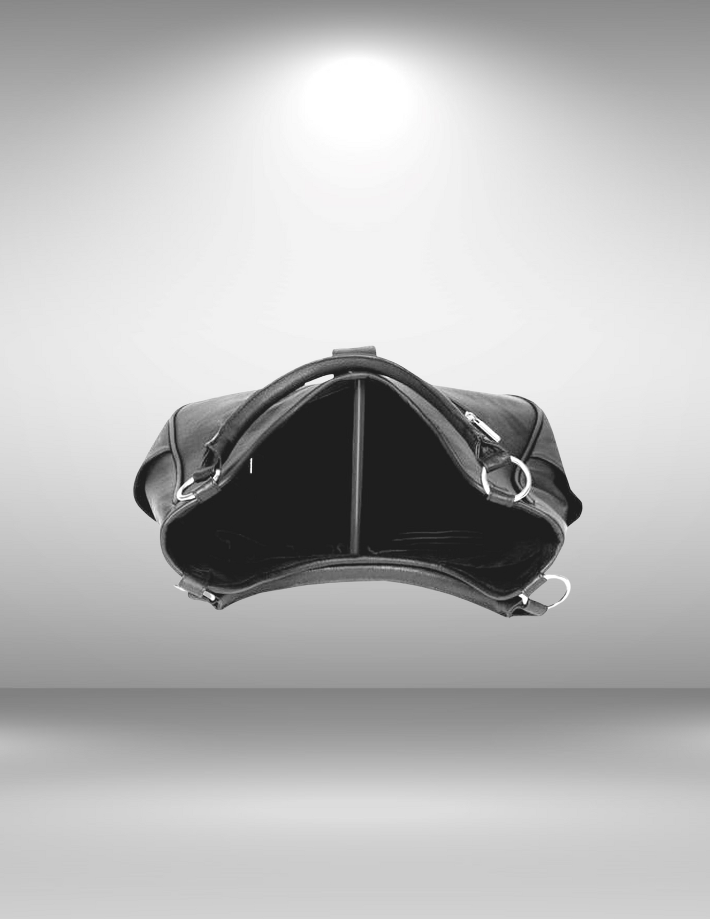 Handmade Leather Black Shoulder Purse-Status Co. Leather Studio