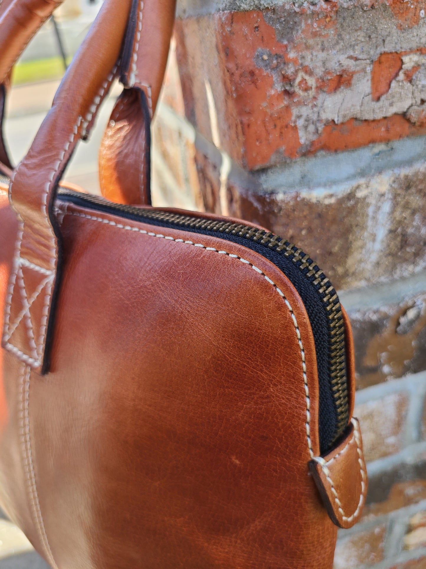 Leather Messenger Laptop Sleeve-Status Co. Leather Studio