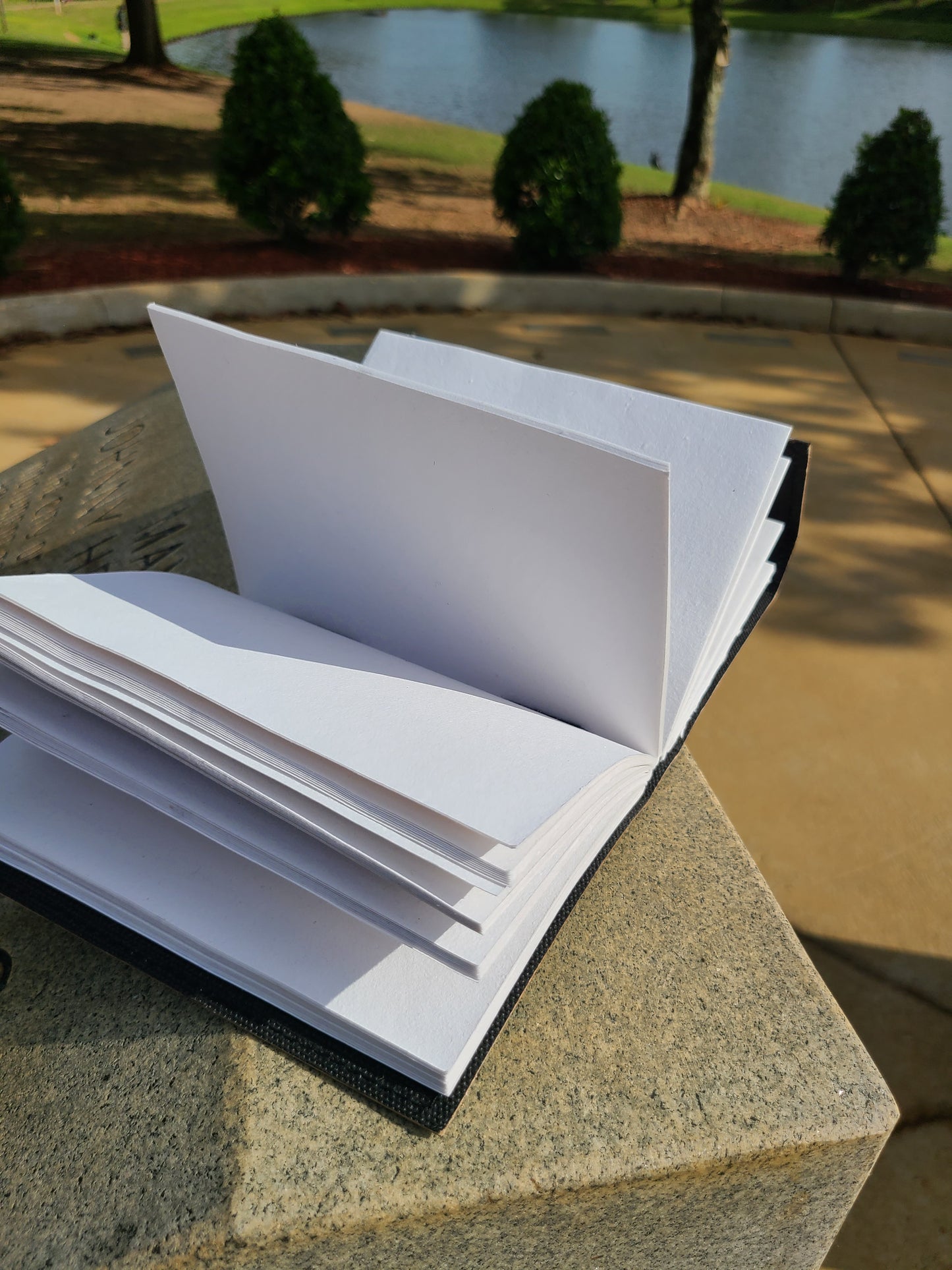 Blue Celtic Triquetra Knot Leather Journal-Status Co. Leather Studio