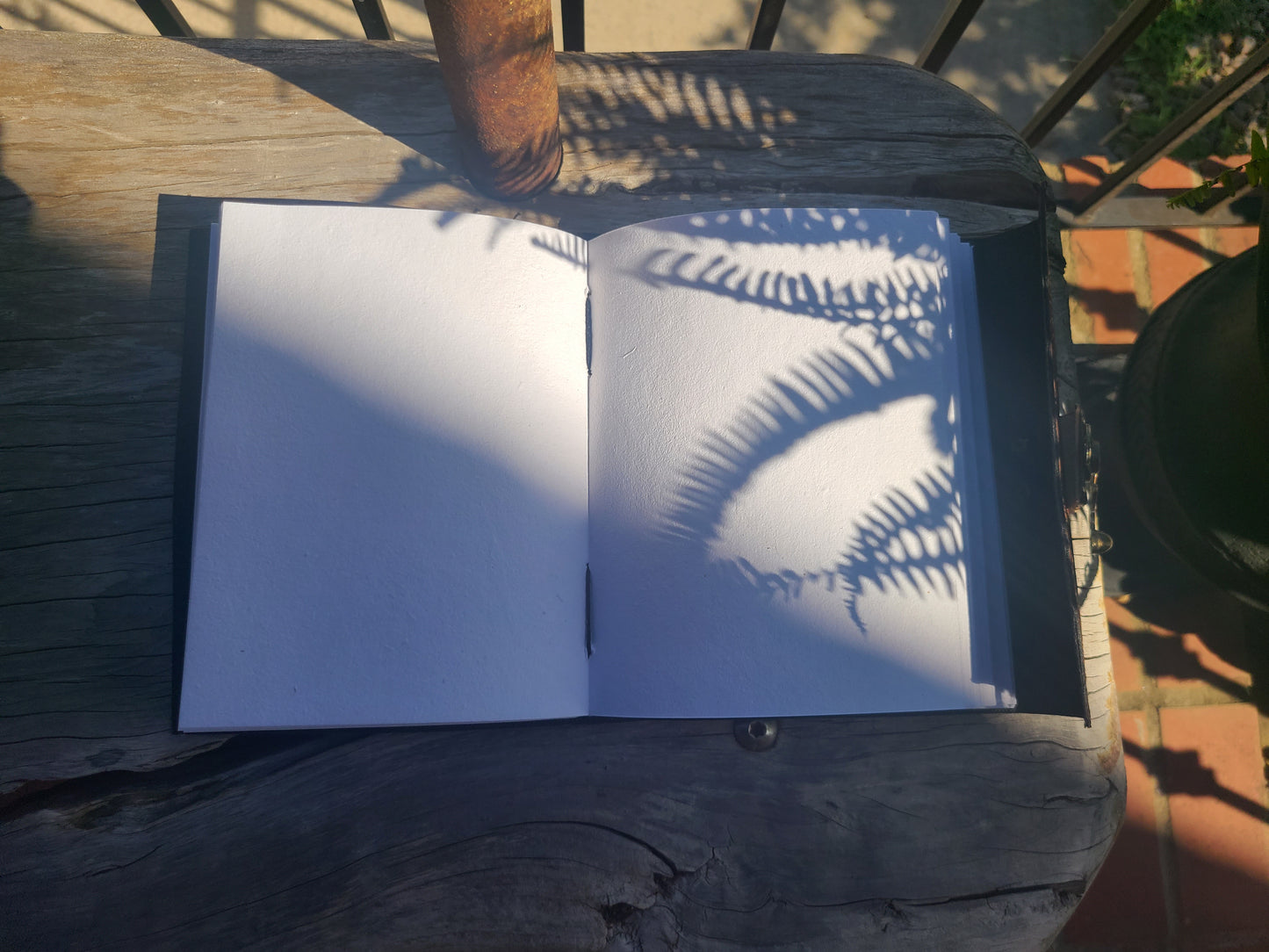 Antique Celtic Star Leather Journal-Status Co. Leather Studio