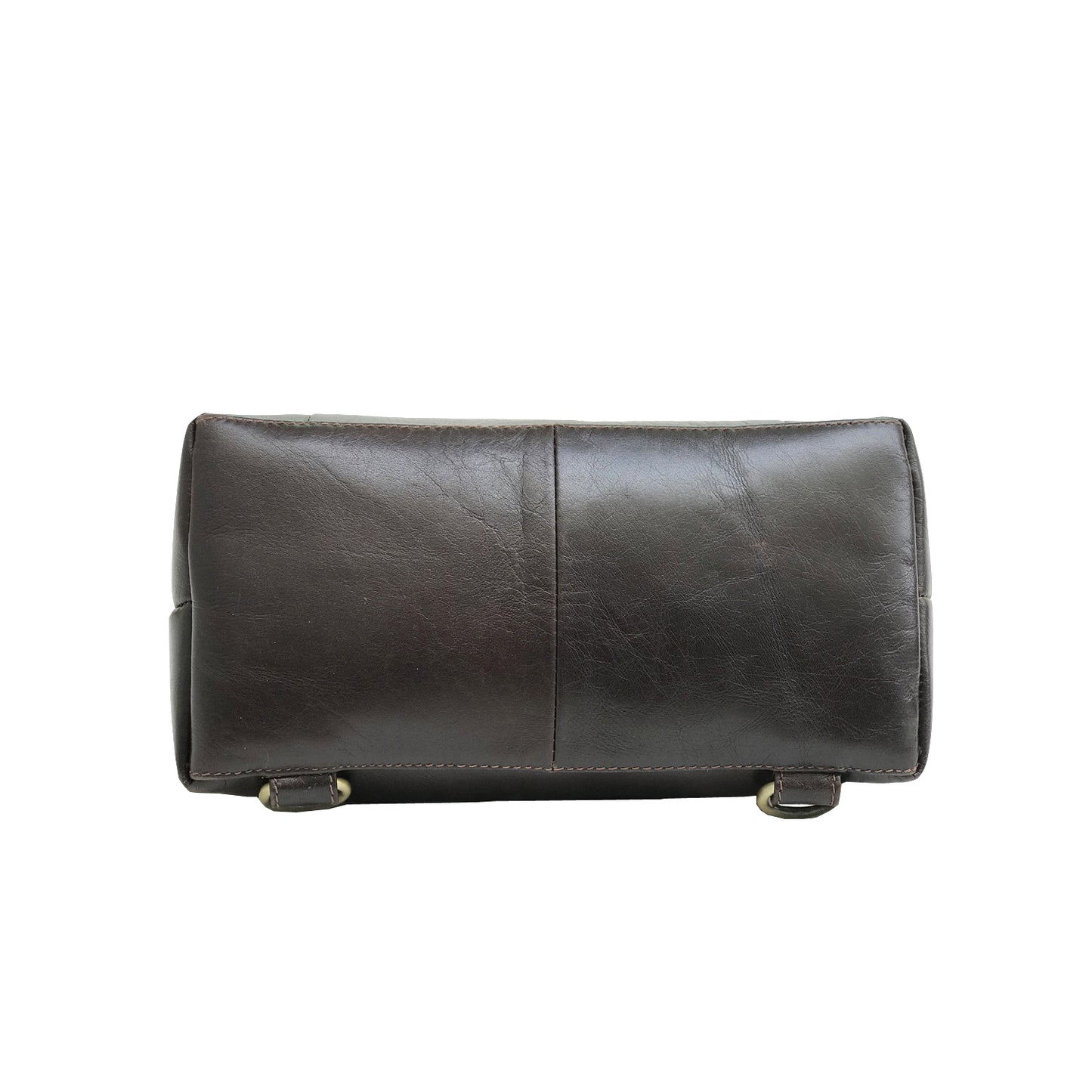 Dark Brown Leather Travel Backpack-Status Co. Leather Studio