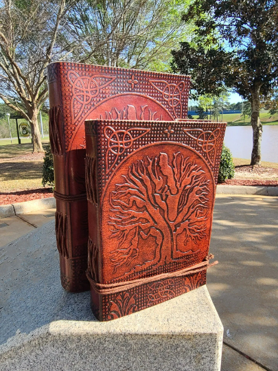 Leather Journal Tree of Life 