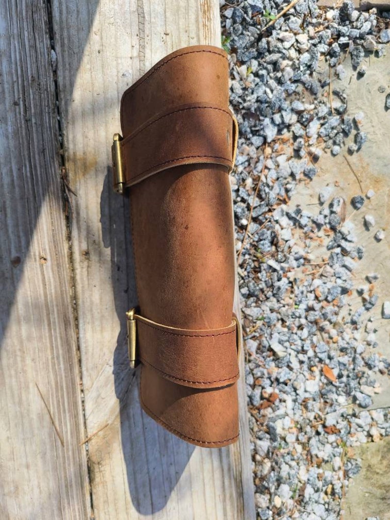 Leather Travel Pouch - Hunter Brown-Status Co. Leather Studio