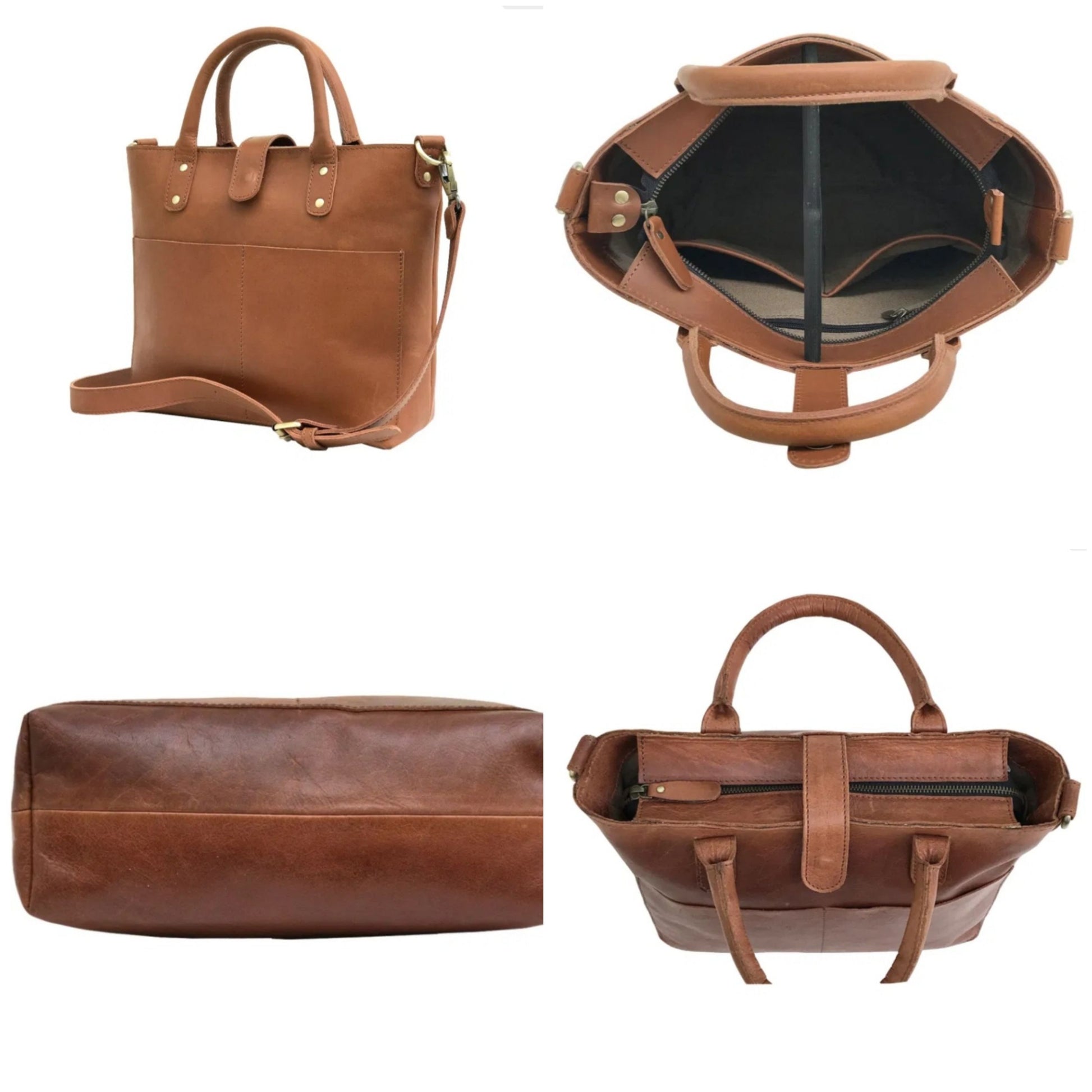 Women's Cowhide Leather Handbag-Status Co. Leather Studio