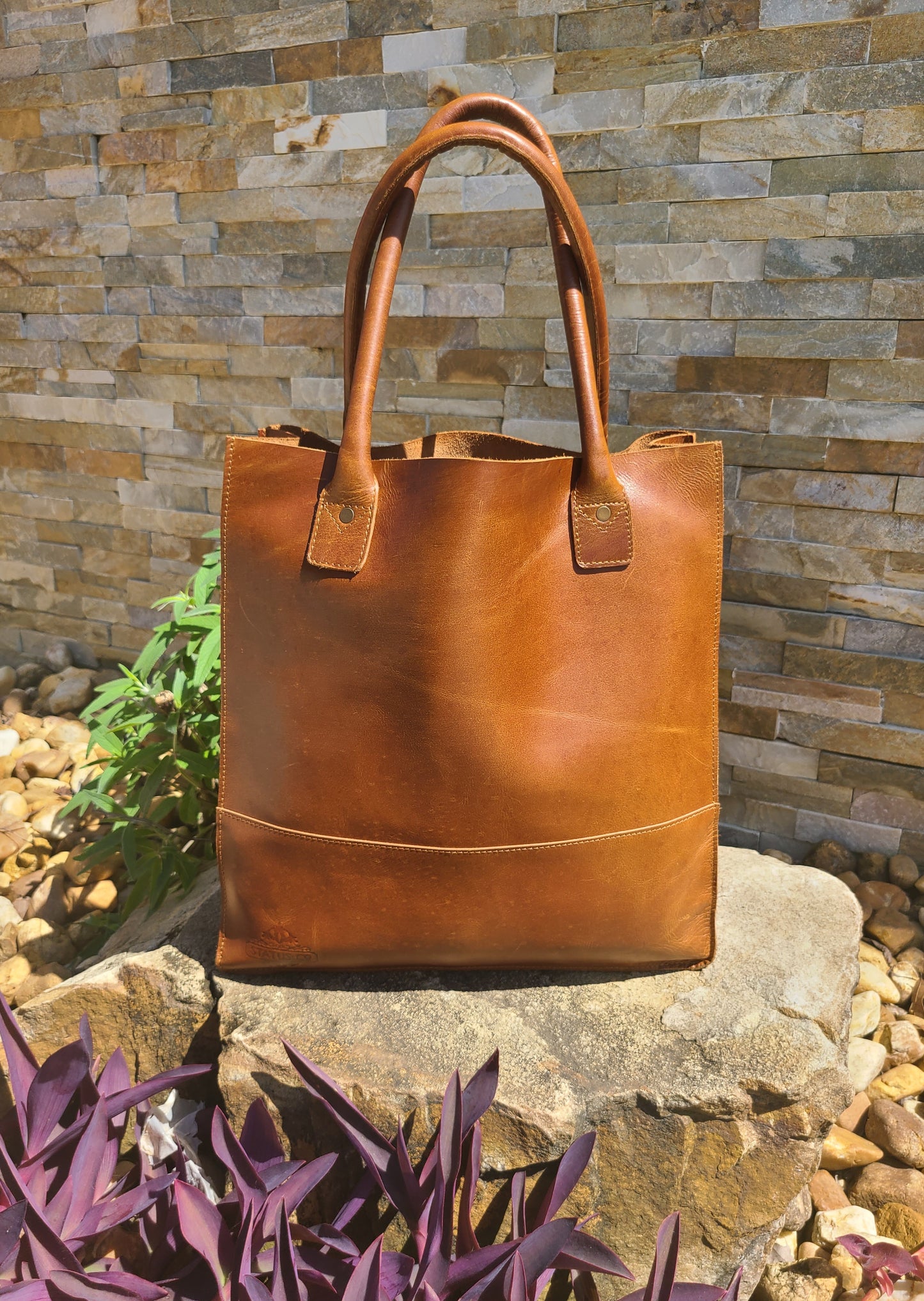 Women's Shopper Leather Tote Bag-Status Co. Leather Studio