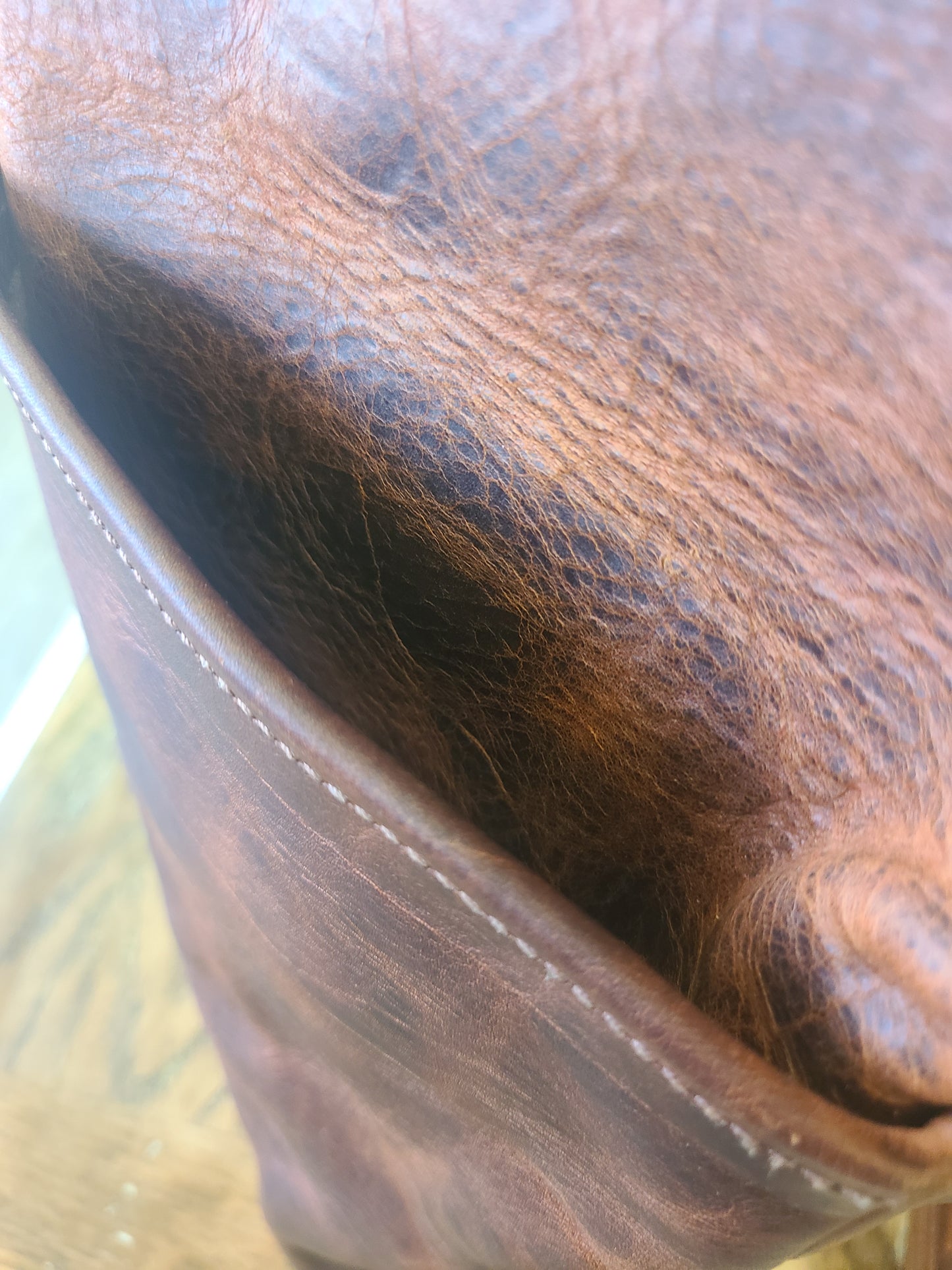 Ben Geisler Leather Cowhide Travel Rucksack-Status Co. Leather Studio