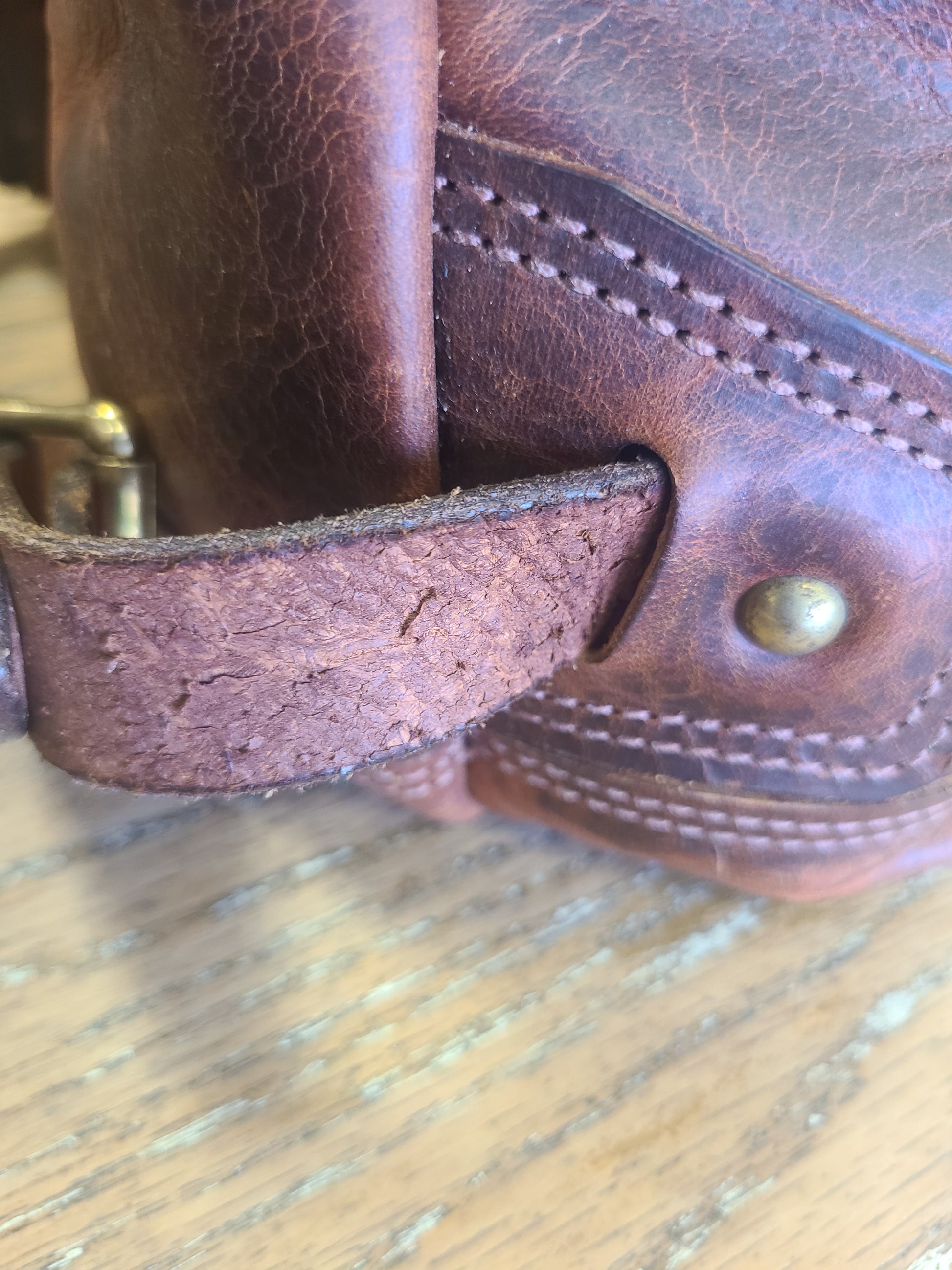 Ben Geisler Leather Cowhide Travel Rucksack-Status Co. Leather Studio