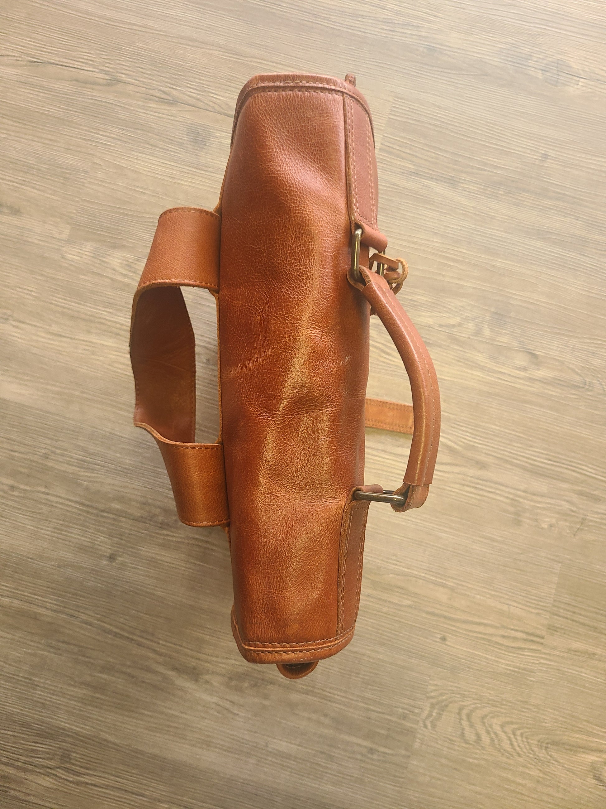 Leather Cowhide Travel Rucksack-Status Co. Leather Studio