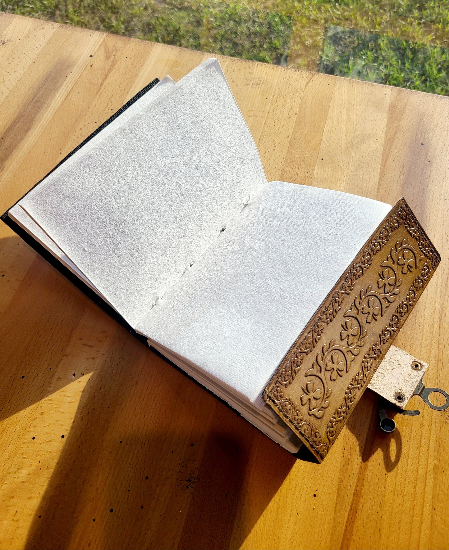 Ancient Egyptian Ankh Leather Journal