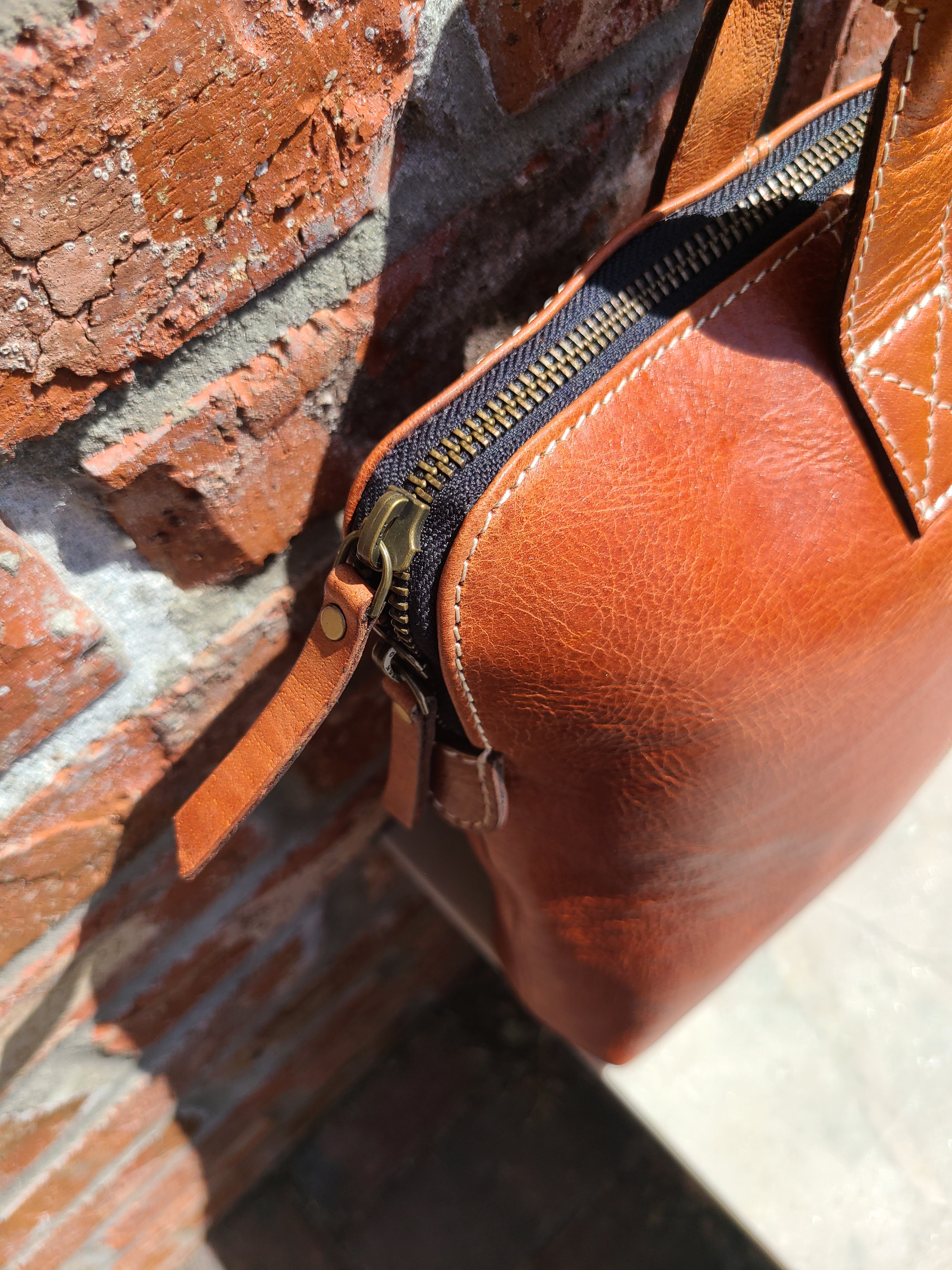 Leather Messenger Laptop Sleeve – Status Co. Leather Studio