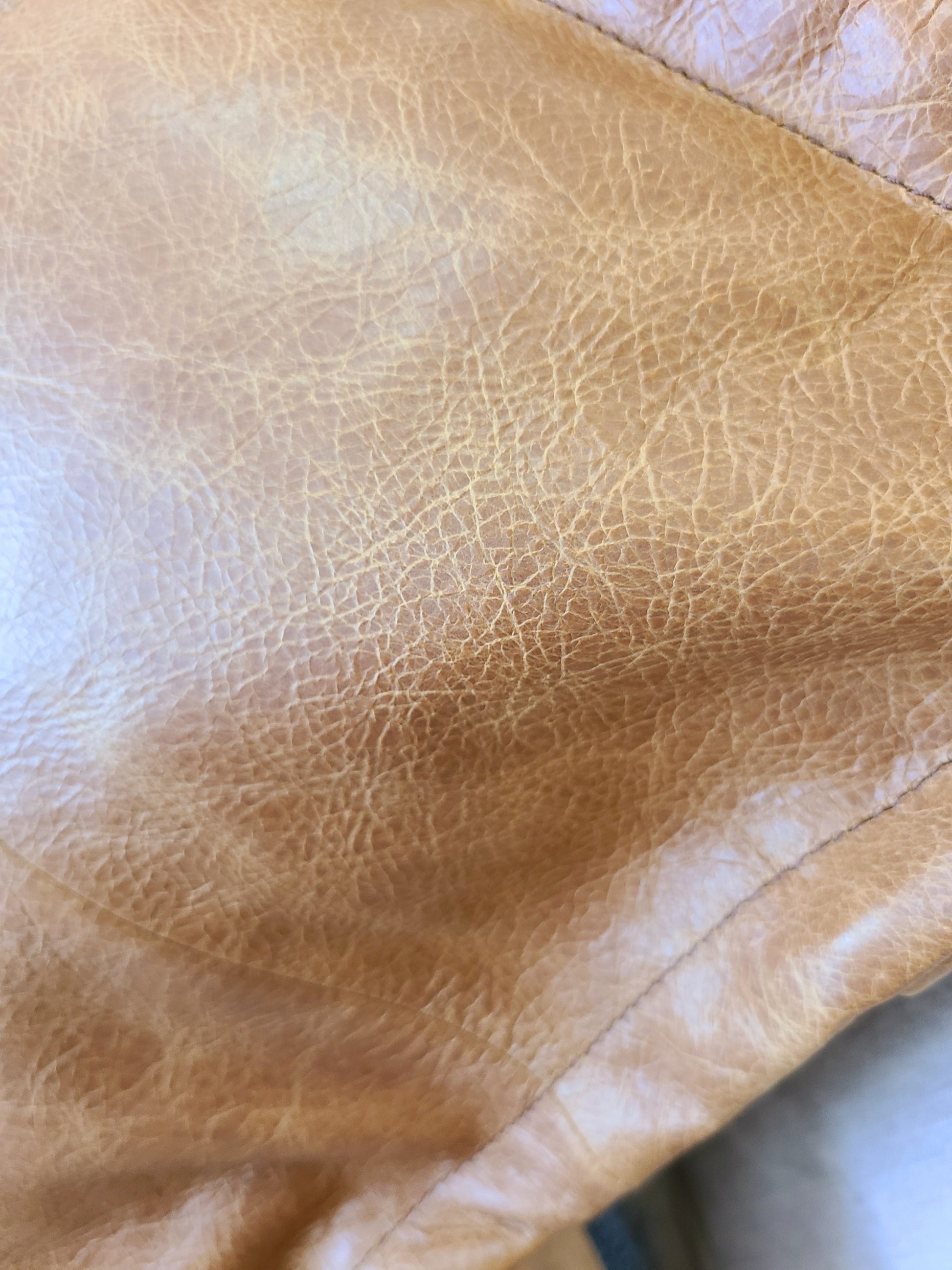 100% Lambskin Leather Caramel Brown Throw Pillow Cover - 20 x 12-Status Co. Leather Studio