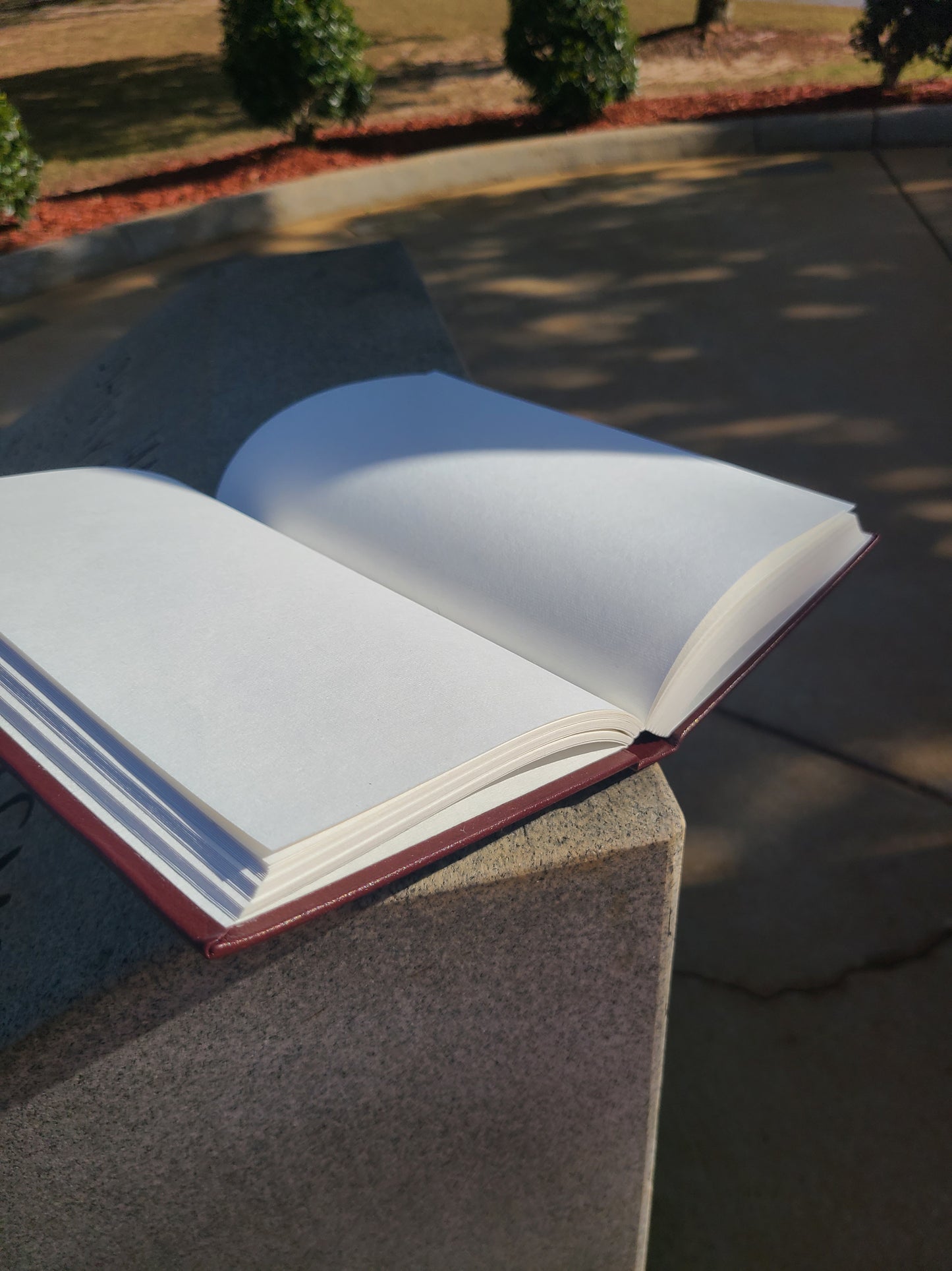 Italian Leather Masonic Writing Journal - Dark Red-Status Co. Leather Studio