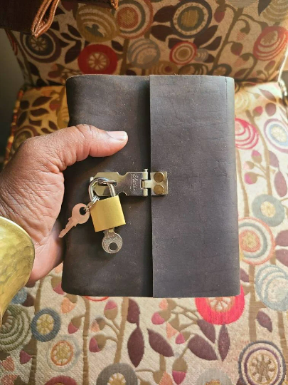Leather Pocket Locket Journal-Status Co. Leather Studio