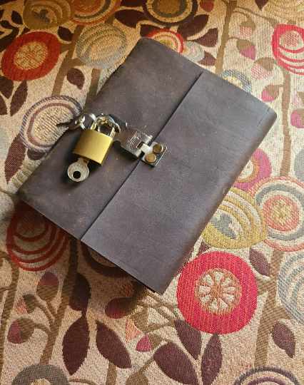 Leather Pocket Locket Journal-Status Co. Leather Studio
