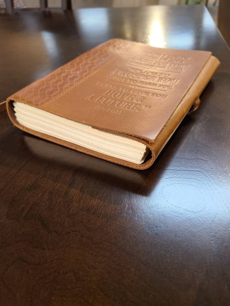 Bible Scripture Writing Journal-Status Co. Leather Studio