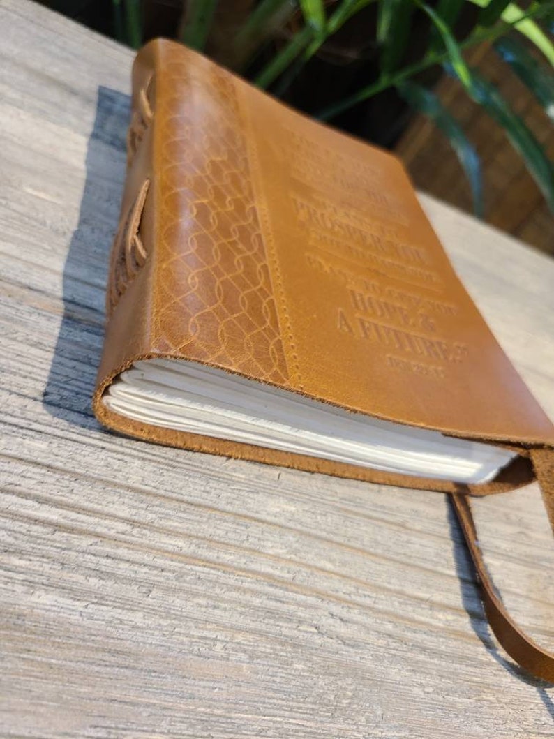 Bible Scripture Writing Journal-Status Co. Leather Studio