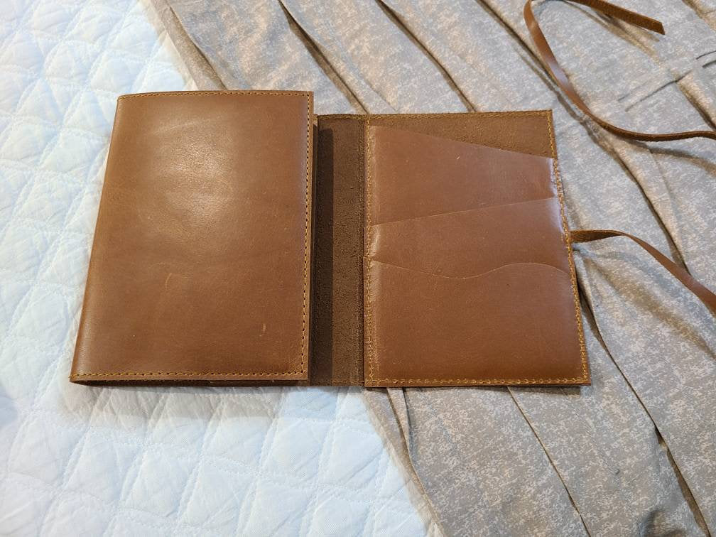 Soft Cover Leather Cardholder Travel Journal-Status Co. Leather Studio