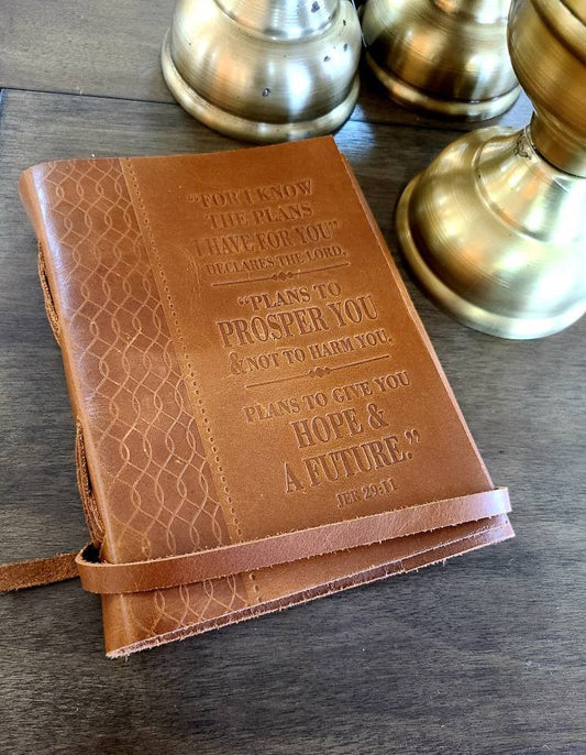 Bible Scripture Writing Journal-Status Co. Leather Studio
